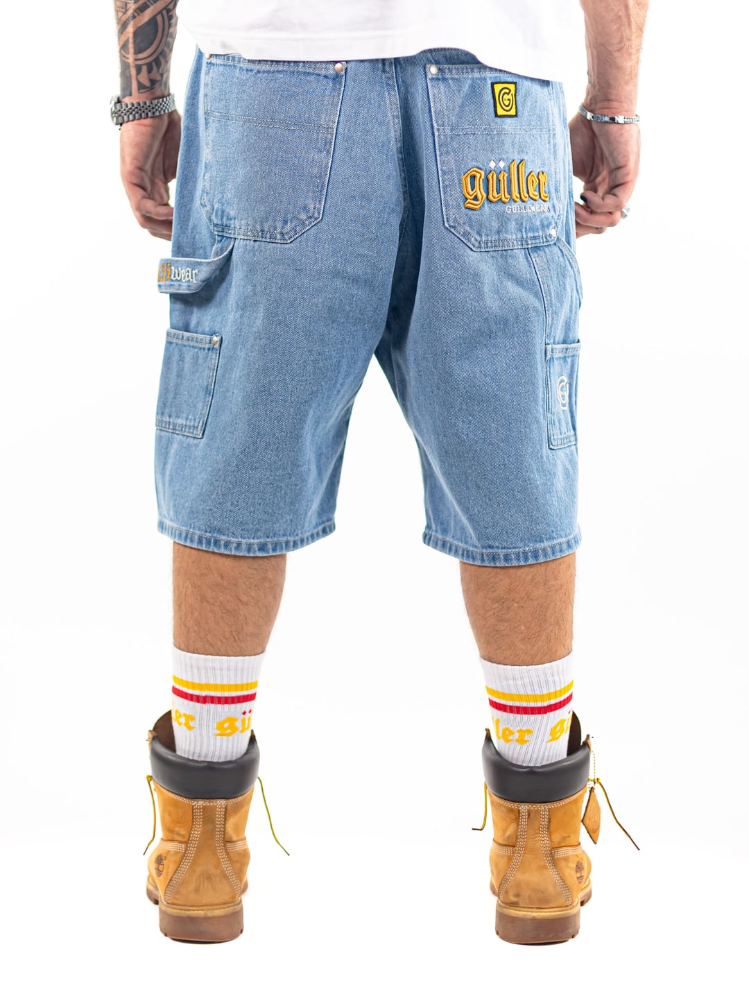 Baggy Short "GULLER" - Jeans Chiaro