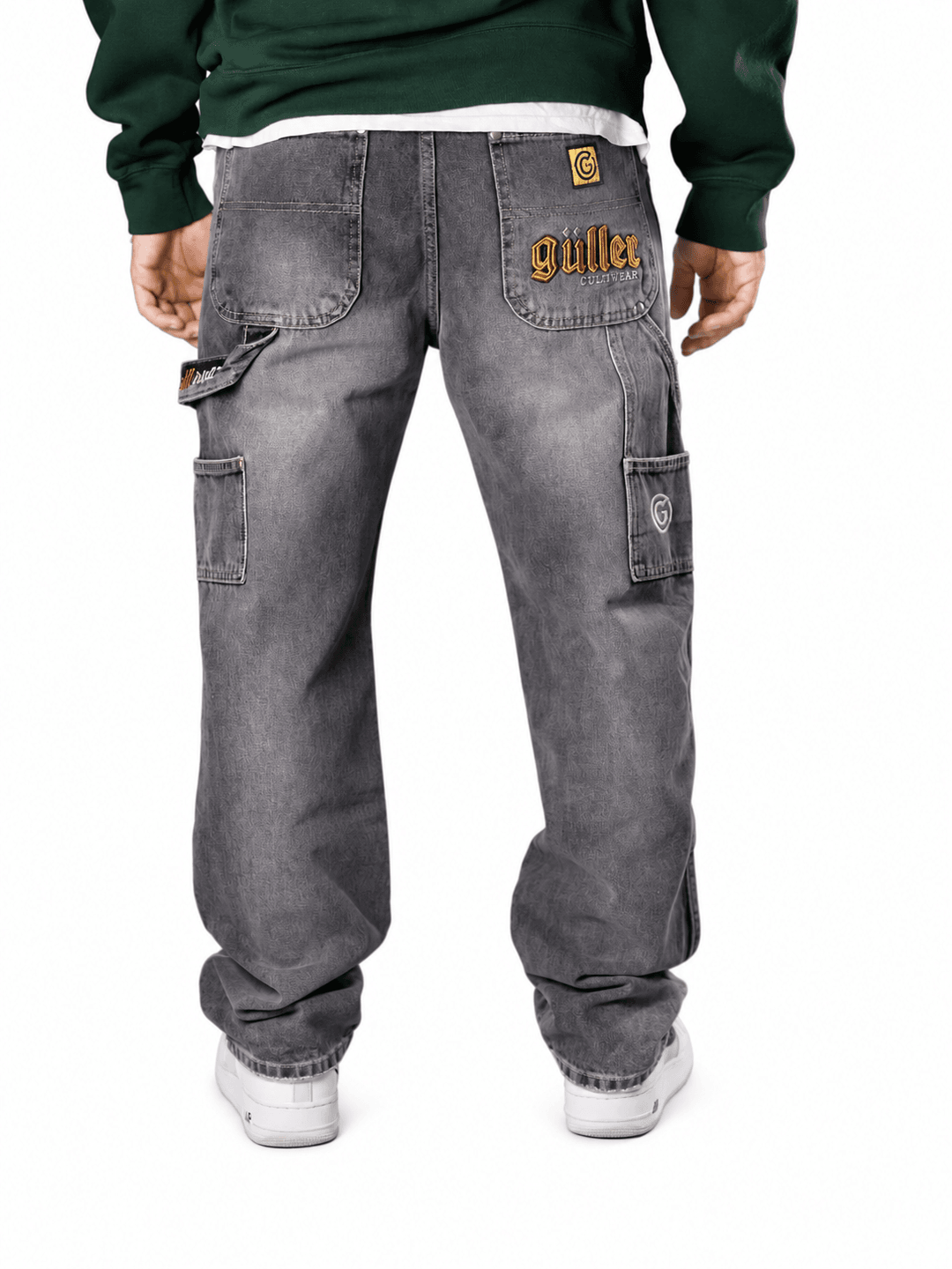 Worker Regular "Guller" Jeans Grigio Batik Used